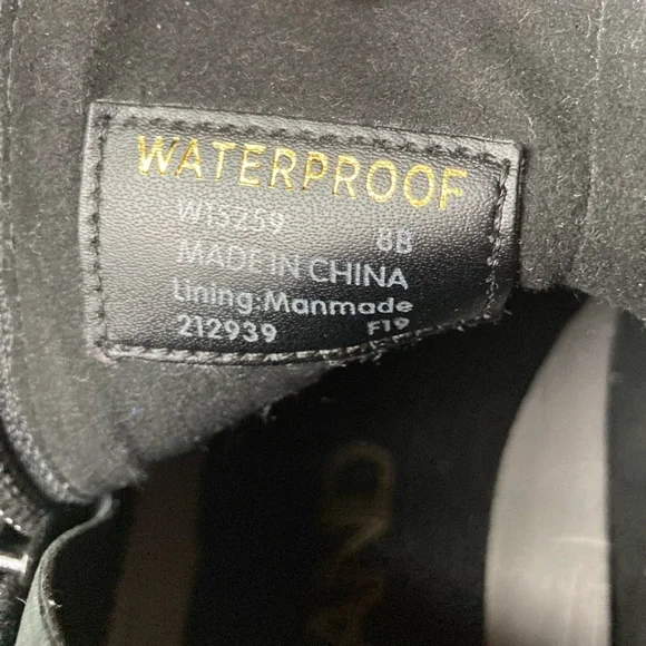 Cole Haan ZeroGrand black waterproof nubuck leather ankle sneakers. Size 8 - Picture 7 of 7